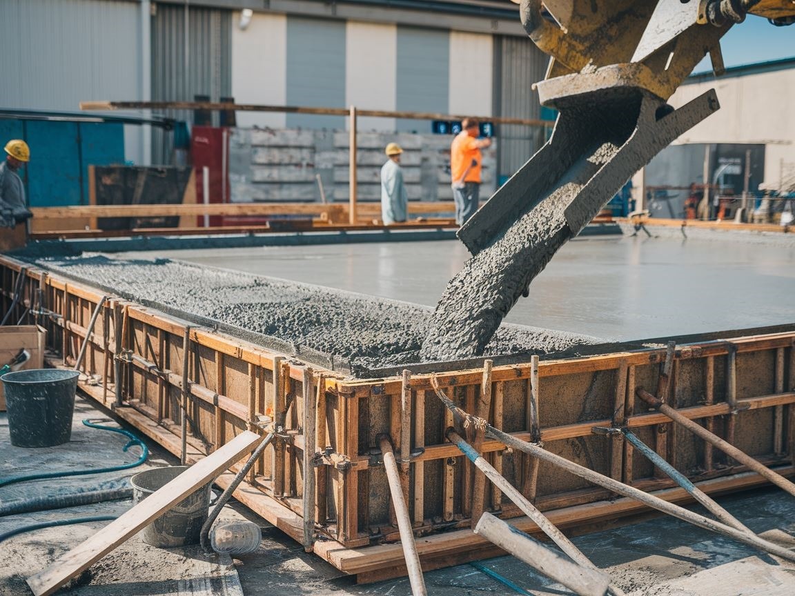 Przemysłowa produkcja betonu